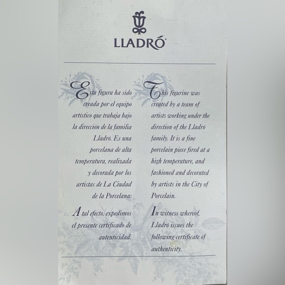 Llardo Timid Dog 5111 Salvador Devon  1986  Spain Porcelain Statue - Picture 10 of 10